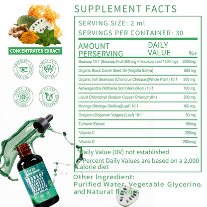 Soursop Liquid Drops (60ml)